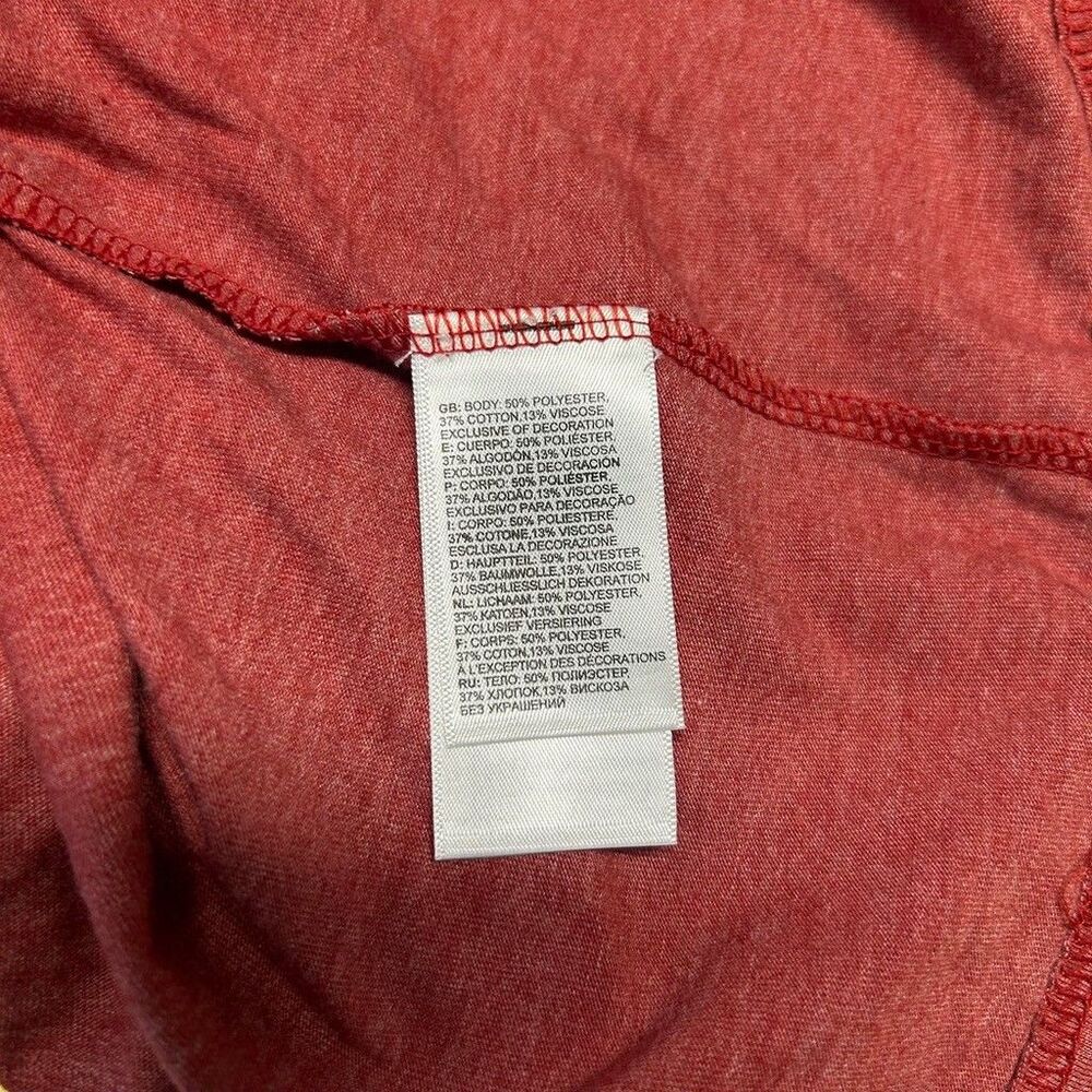 The North Face Shirt Mens Large Red Heather Never Stop Exploring Graphic Tee - Picture 7 of 8